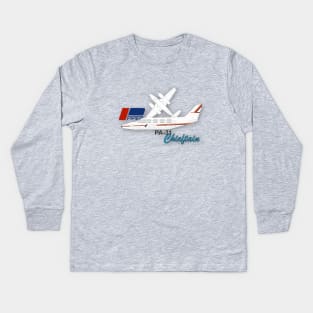 Piper PA31 Chieftain Kids Long Sleeve T-Shirt